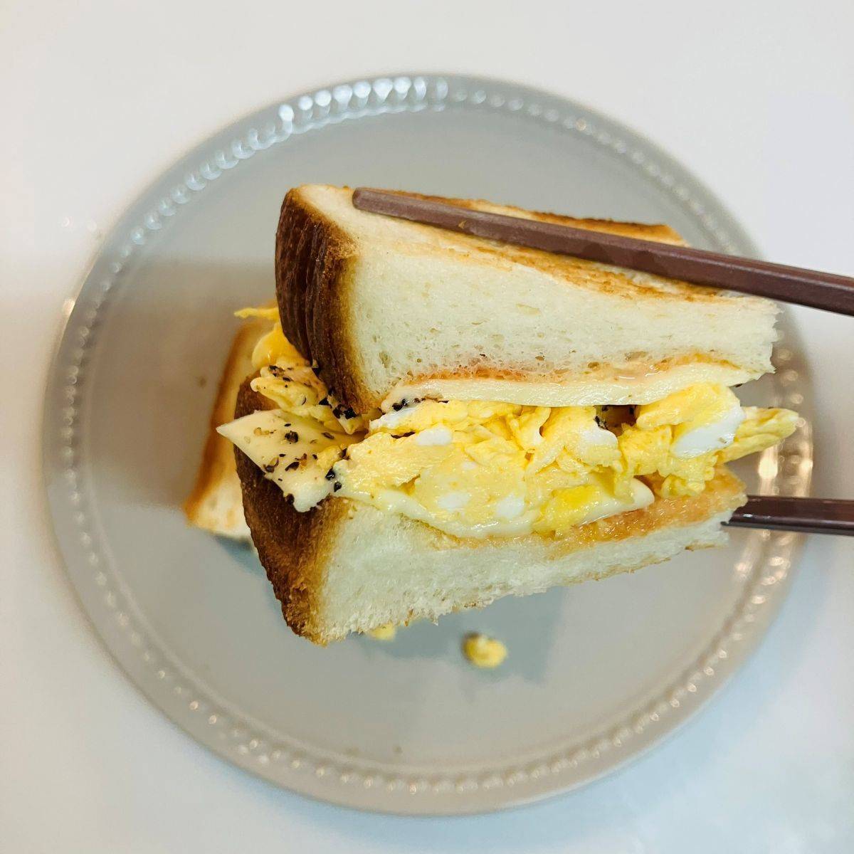 パスコ公式の「半熟スクランブルエッグサンド」のレシピ