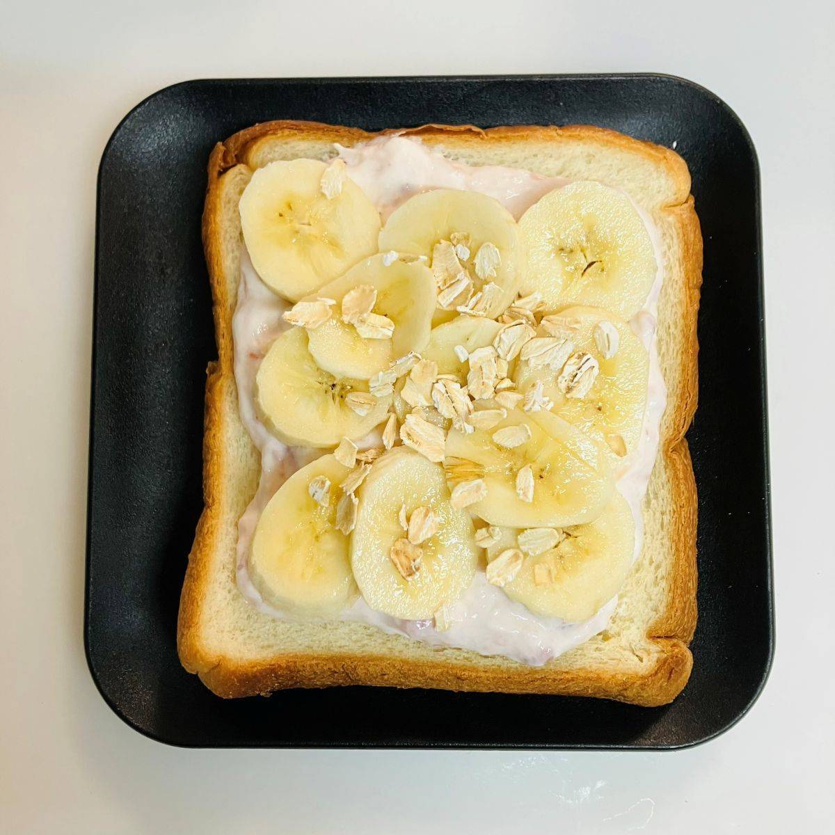 フジパン公式の「バナナヨーグルトトースト」のレシピ