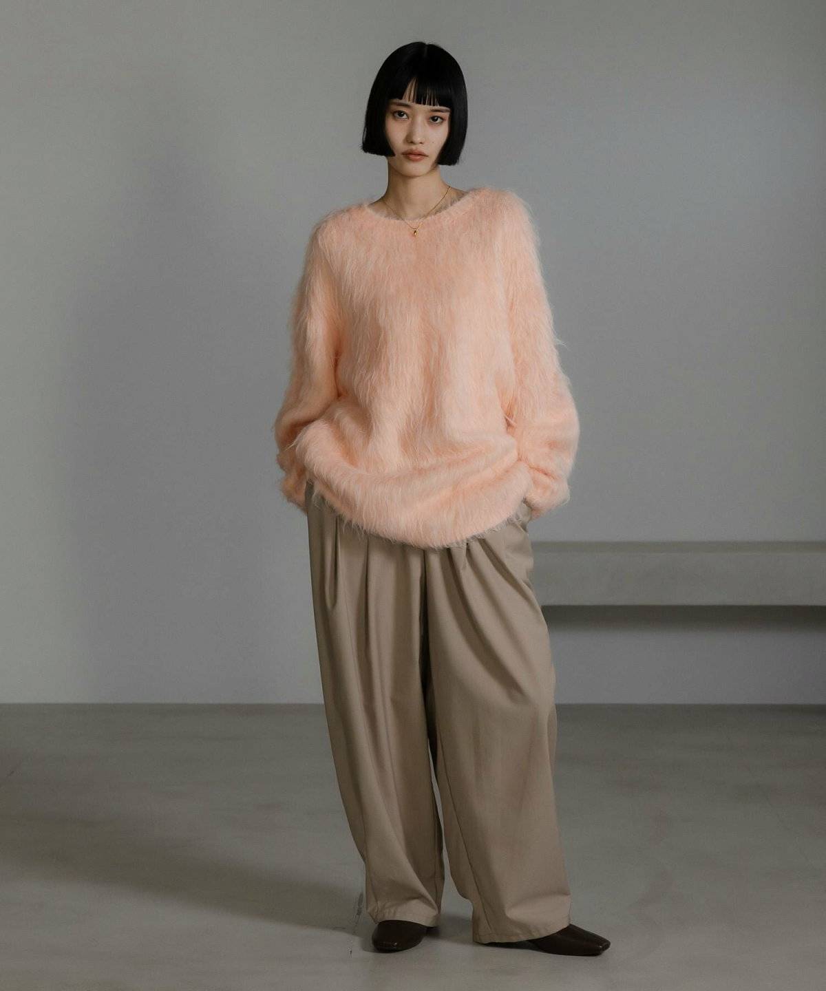 チェスターコート×パンツ