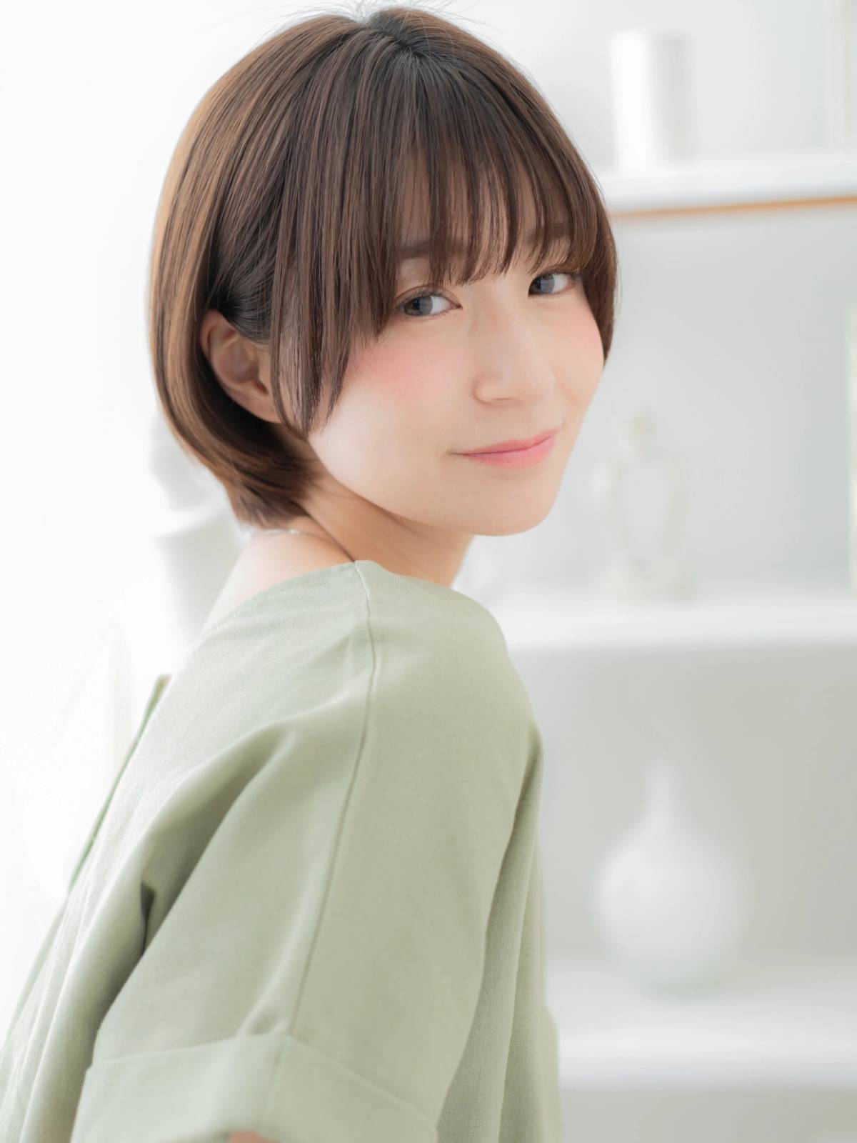 きれいめ丸みボブ