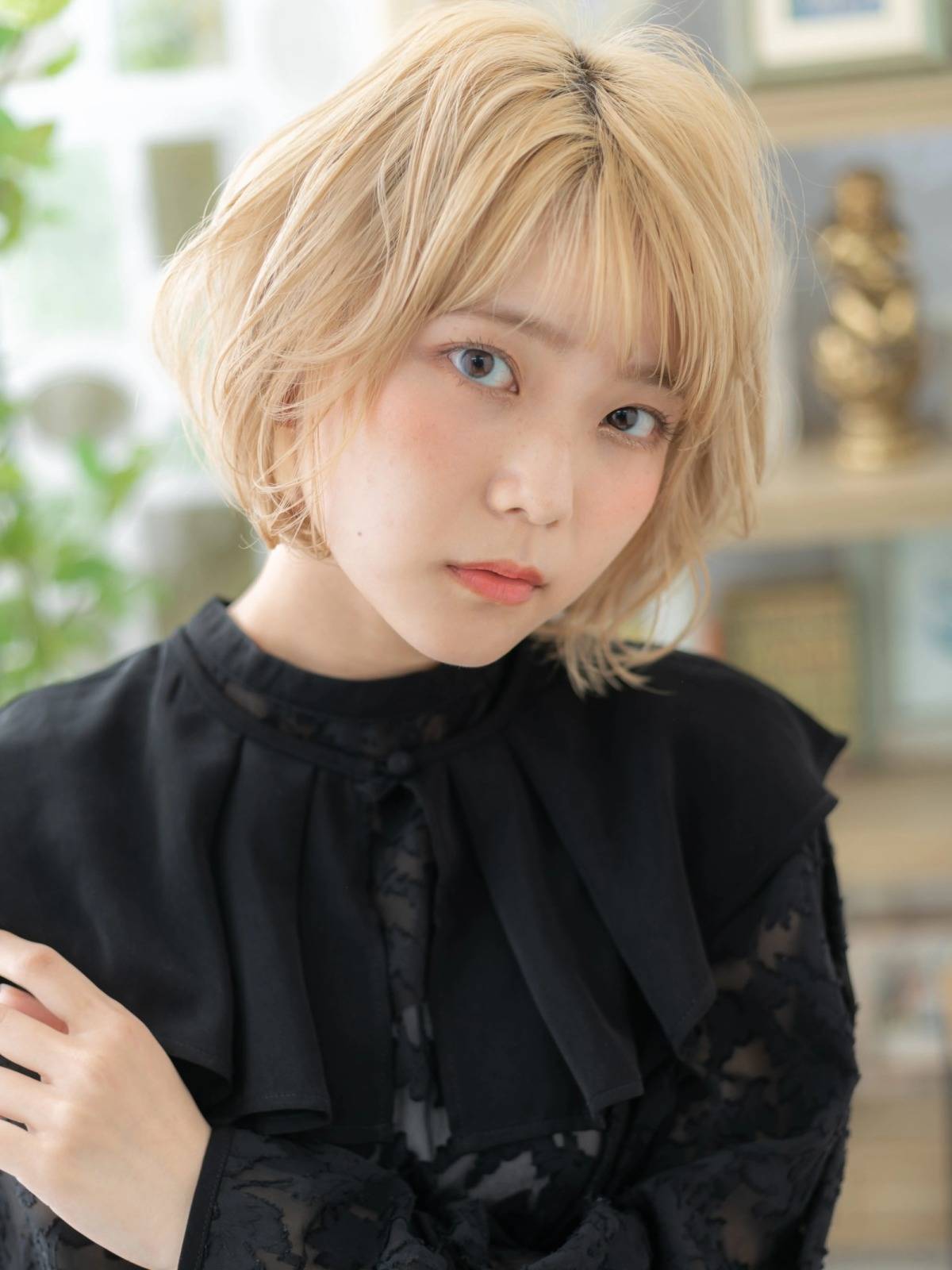 ゆるハイトーンボブ