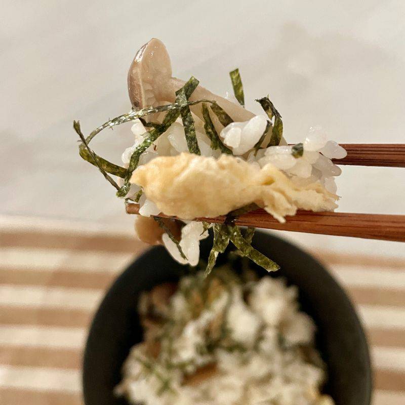 永谷園公式の「きのこの混ぜ込みご飯」のレシピ