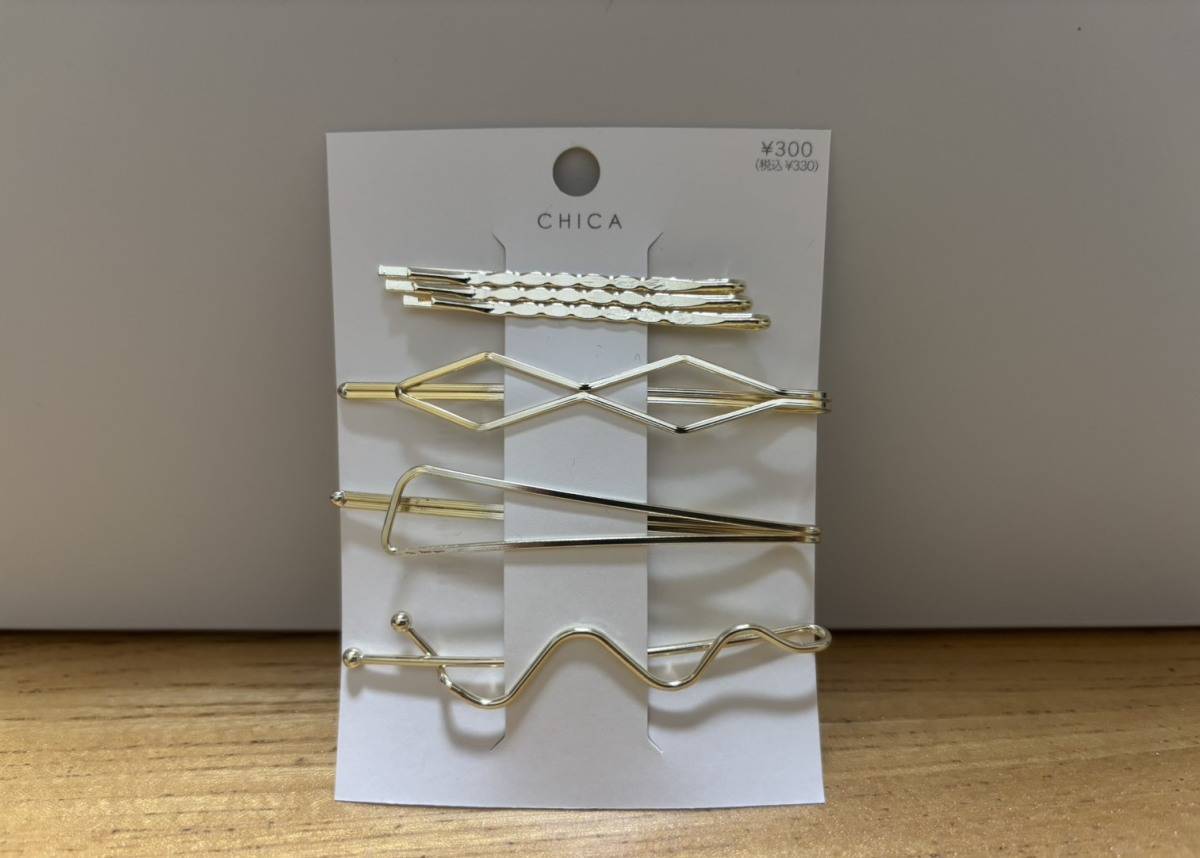 3COINS　メタルヘアピン　アイテム紹介