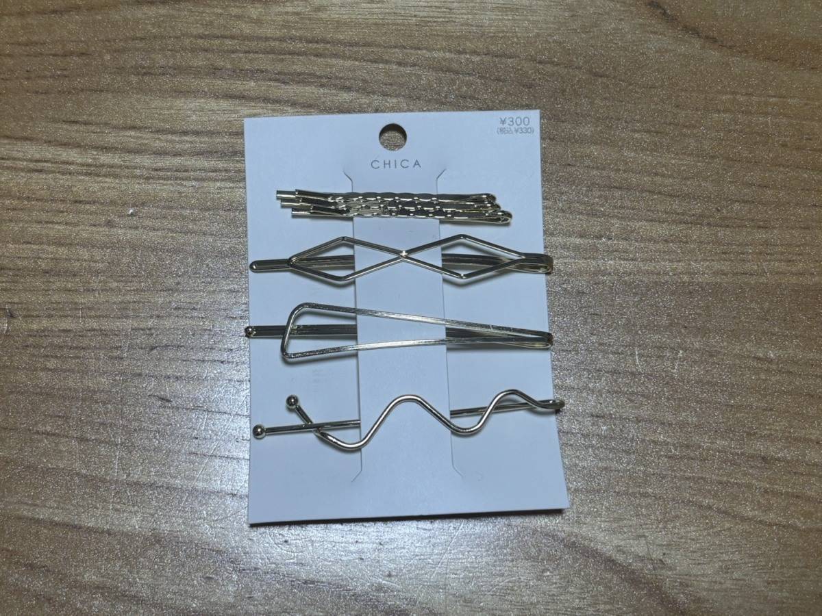 3COINS　メタルヘアピン　評価