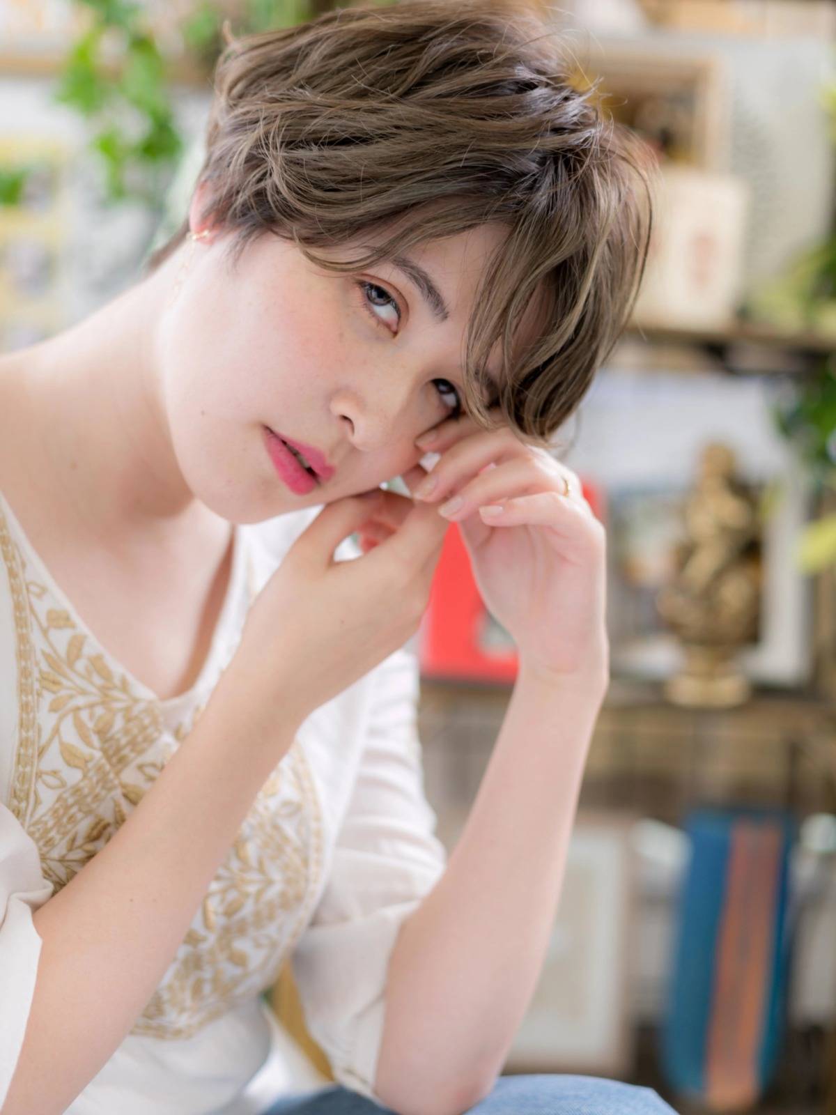 外国人風ラフショート