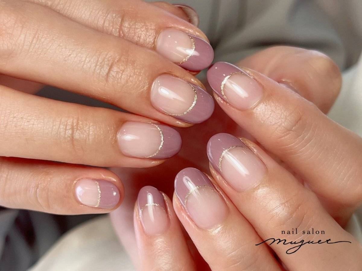 モーヴピンクネイル