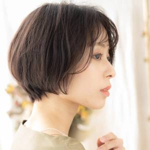  ミルクティアッシュのマッシュボブ 