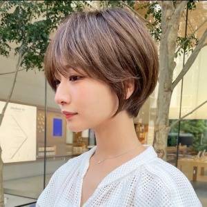  きれいめマッシュショート 