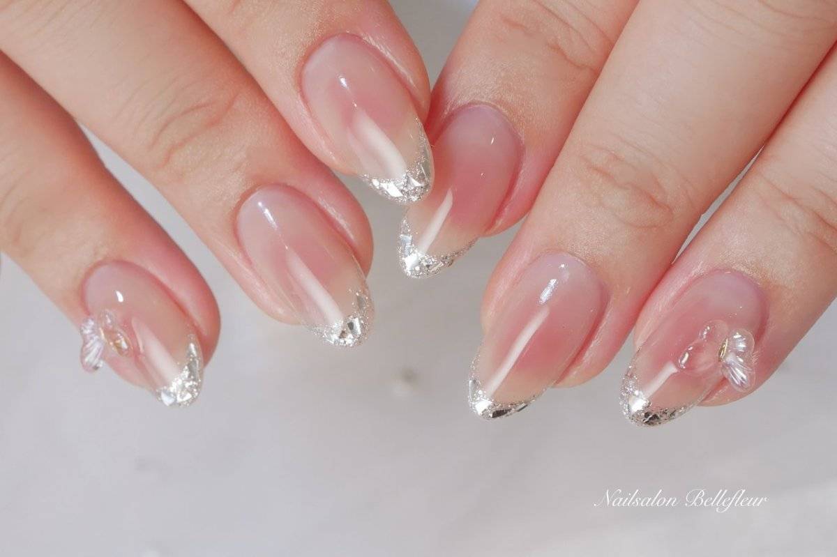 クリアピンクネイル