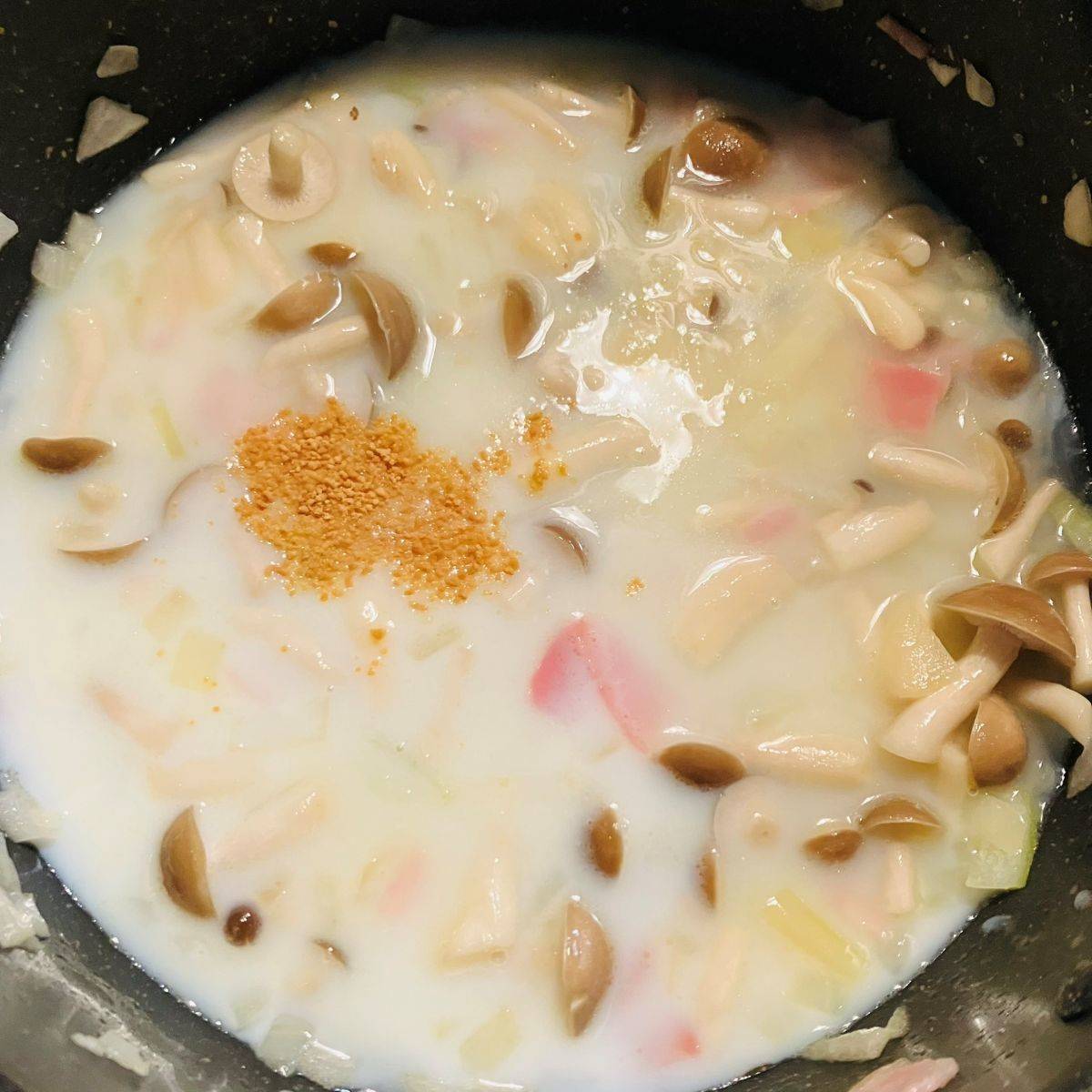 JAグループ公式の「ごろごろカボチャとキノコのリゾット風」のレシピ