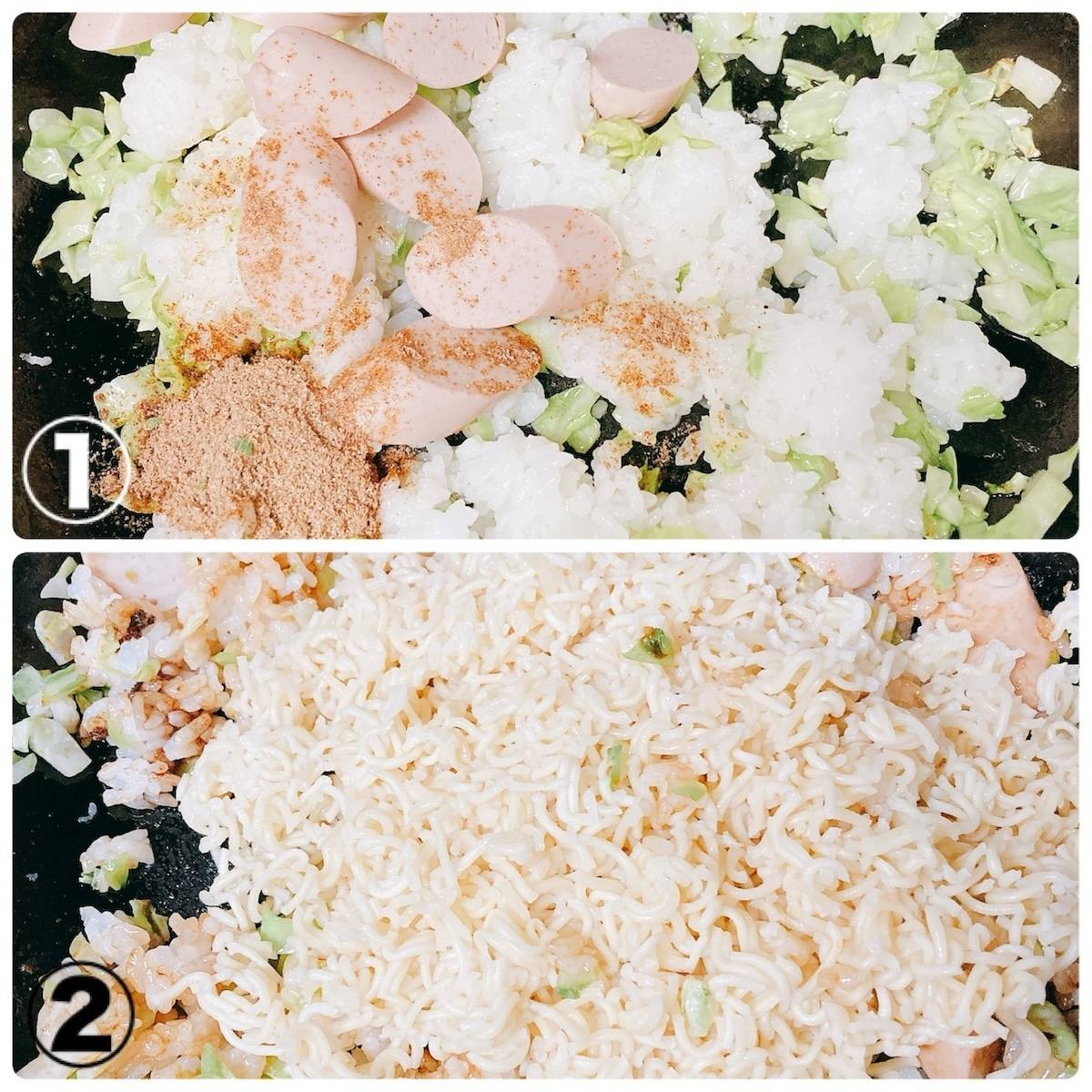 チャルメラ公式の「定番しょうゆチャーハン」のレシピ