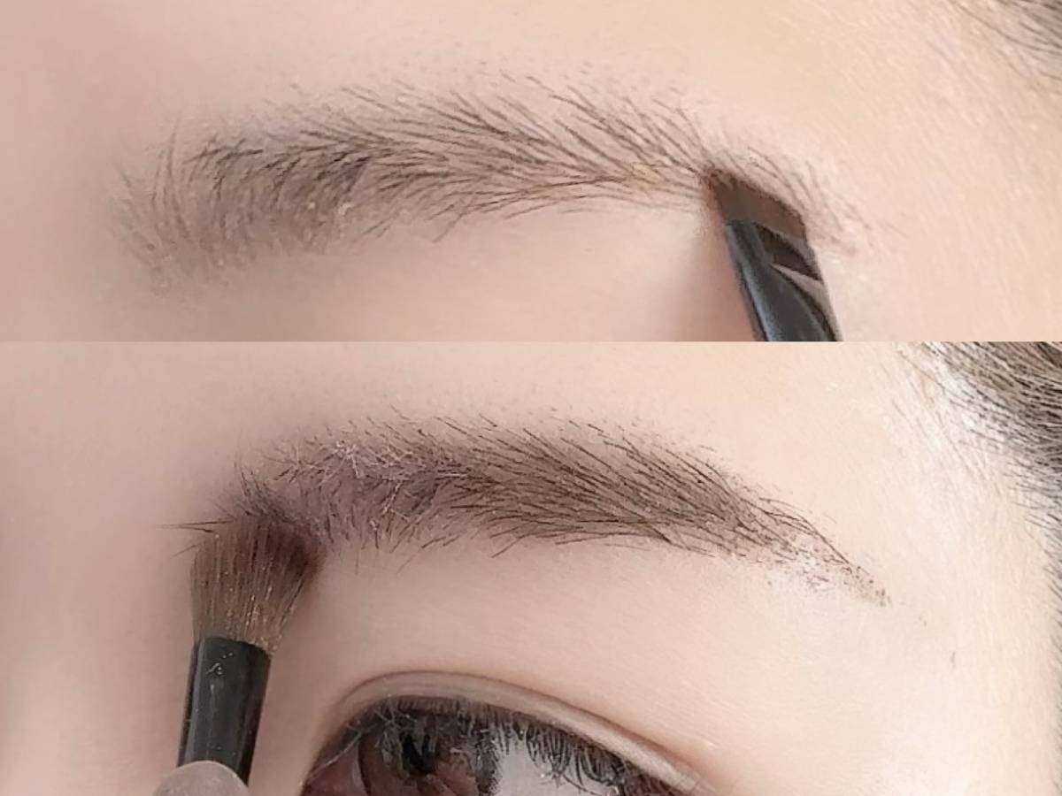 アイブロウ&シェードパウダーの使い方