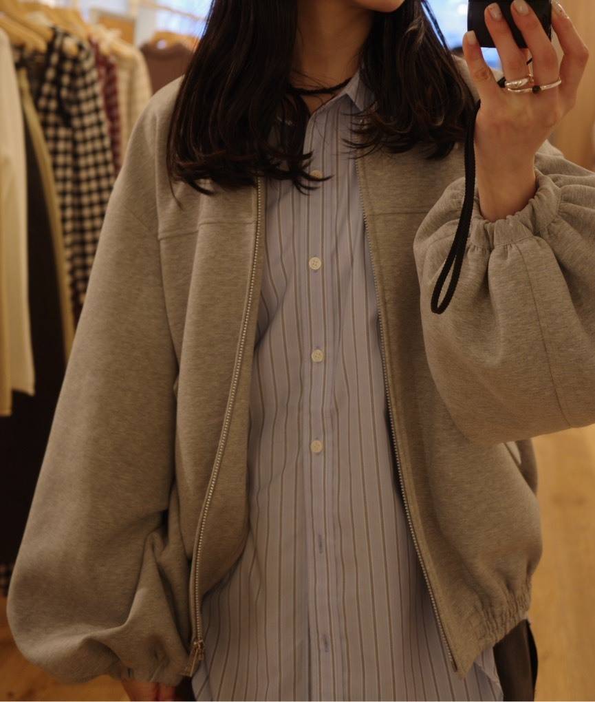 スウェットブルゾン