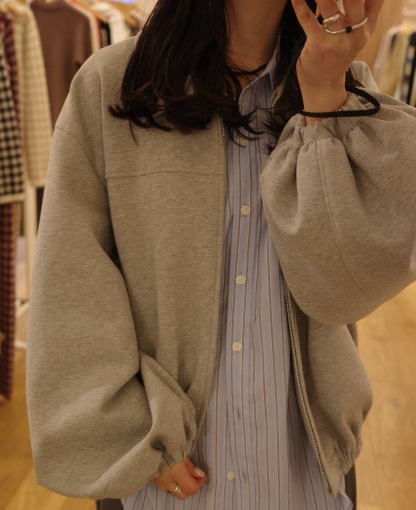 スウェットブルゾン