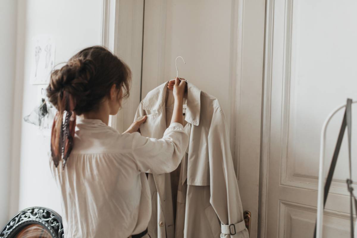 クラシックファッションの女性