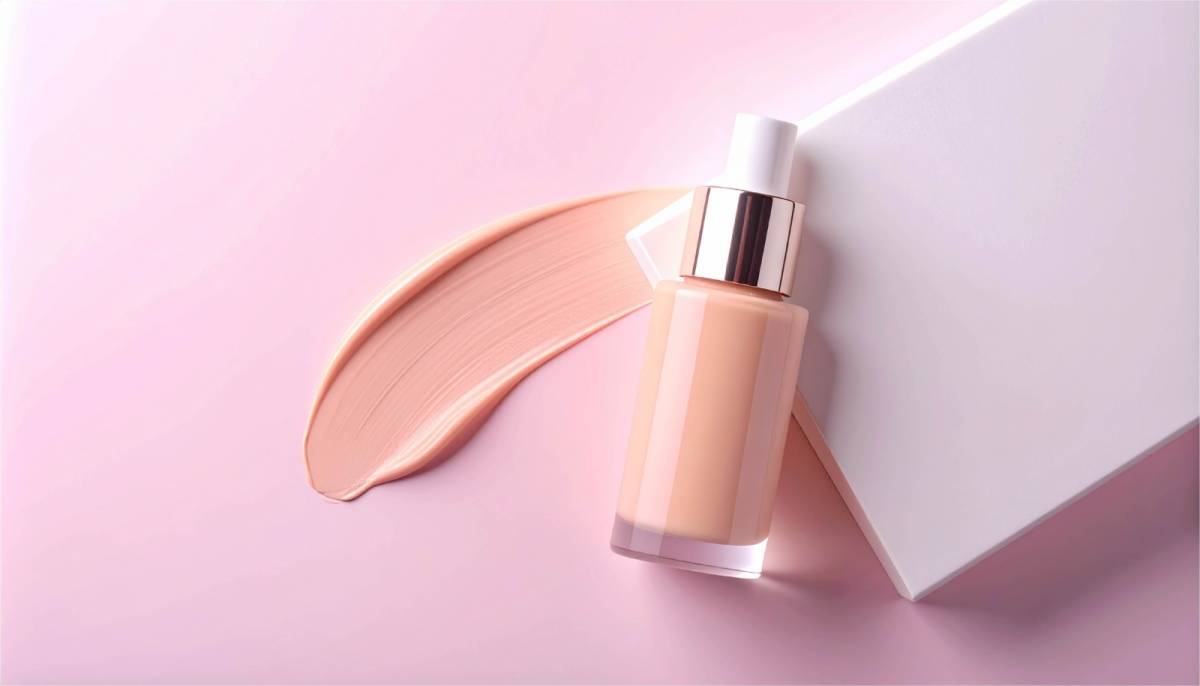 ボトル　美容　メイク　化粧品　ファンデーション　