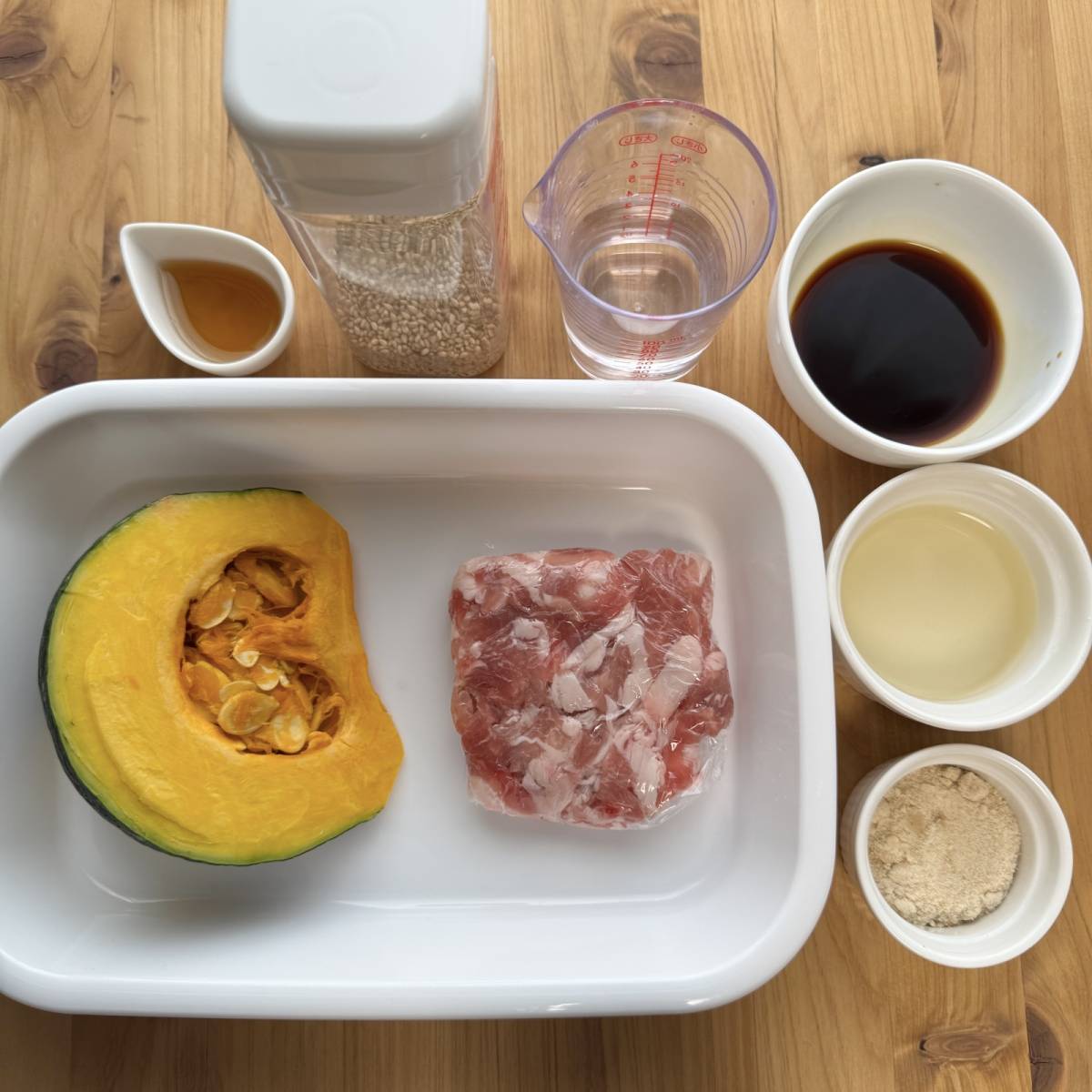 JAグループ公式の「カボチャと豚肉の煮つけ」のレシピ