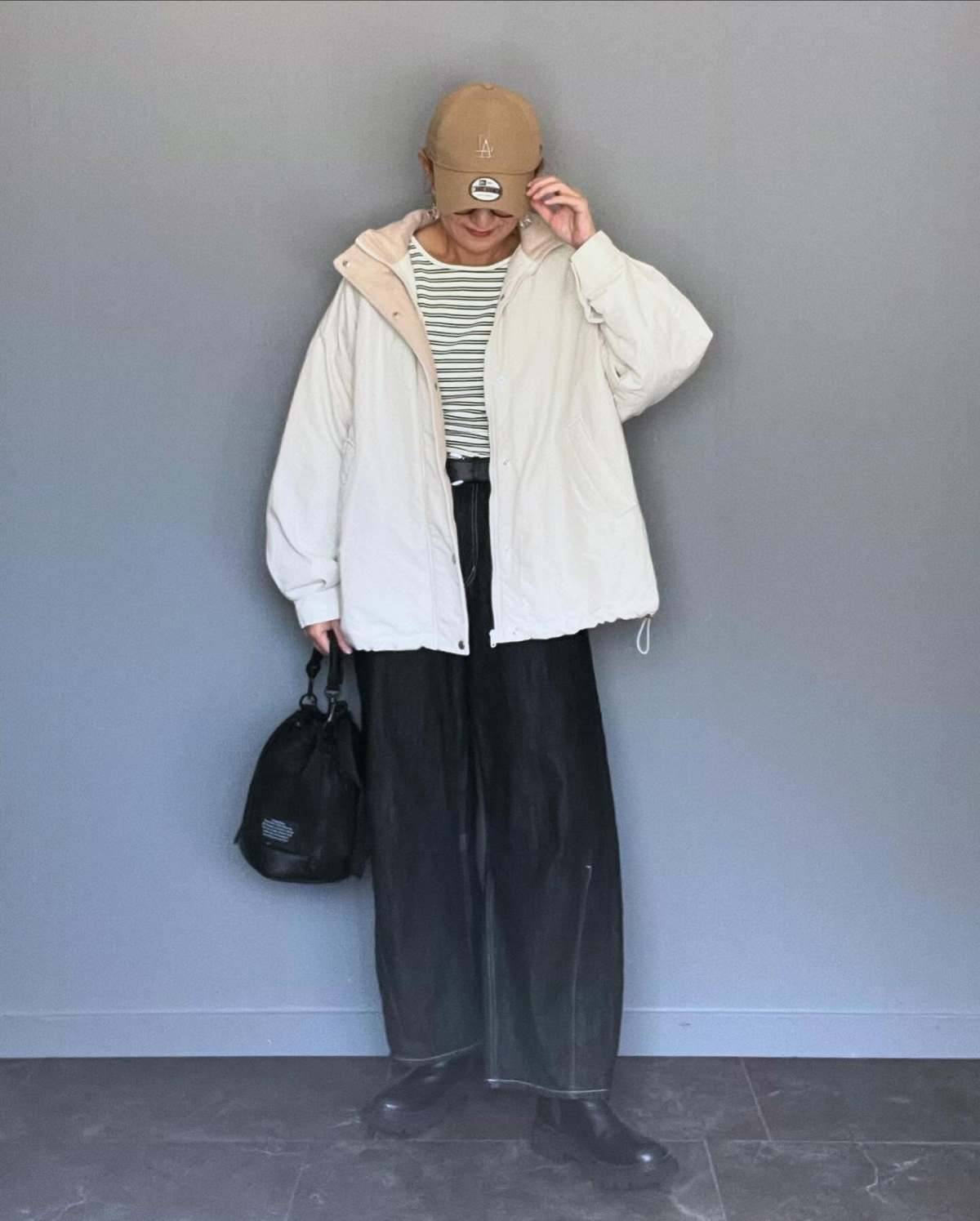 ボーダー柄をアクセントにする!