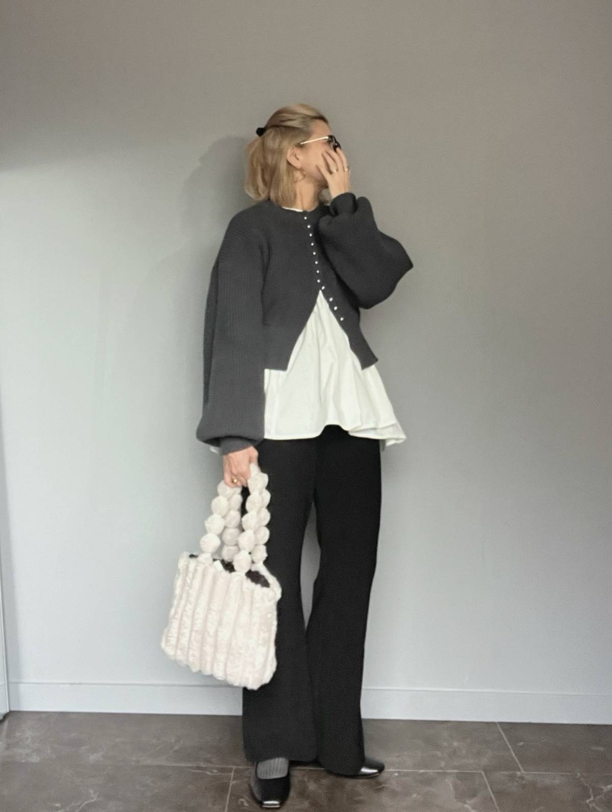 重ね着で変化をつけると◎