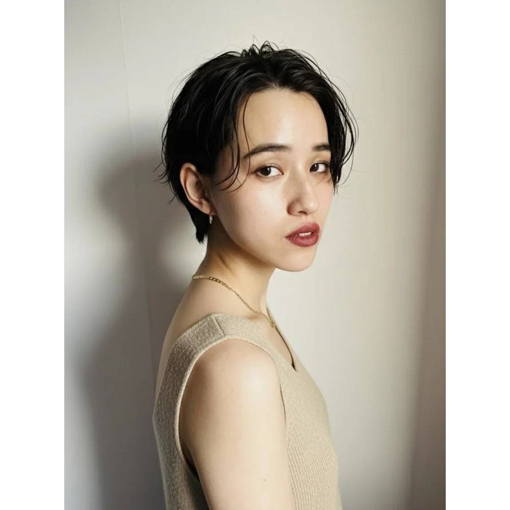 エッジの効いた大人ハンサムショート