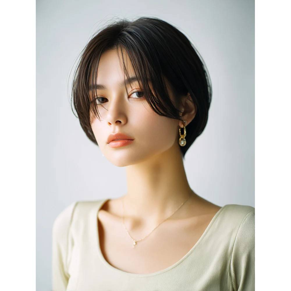 束感のあるコンパクトショート