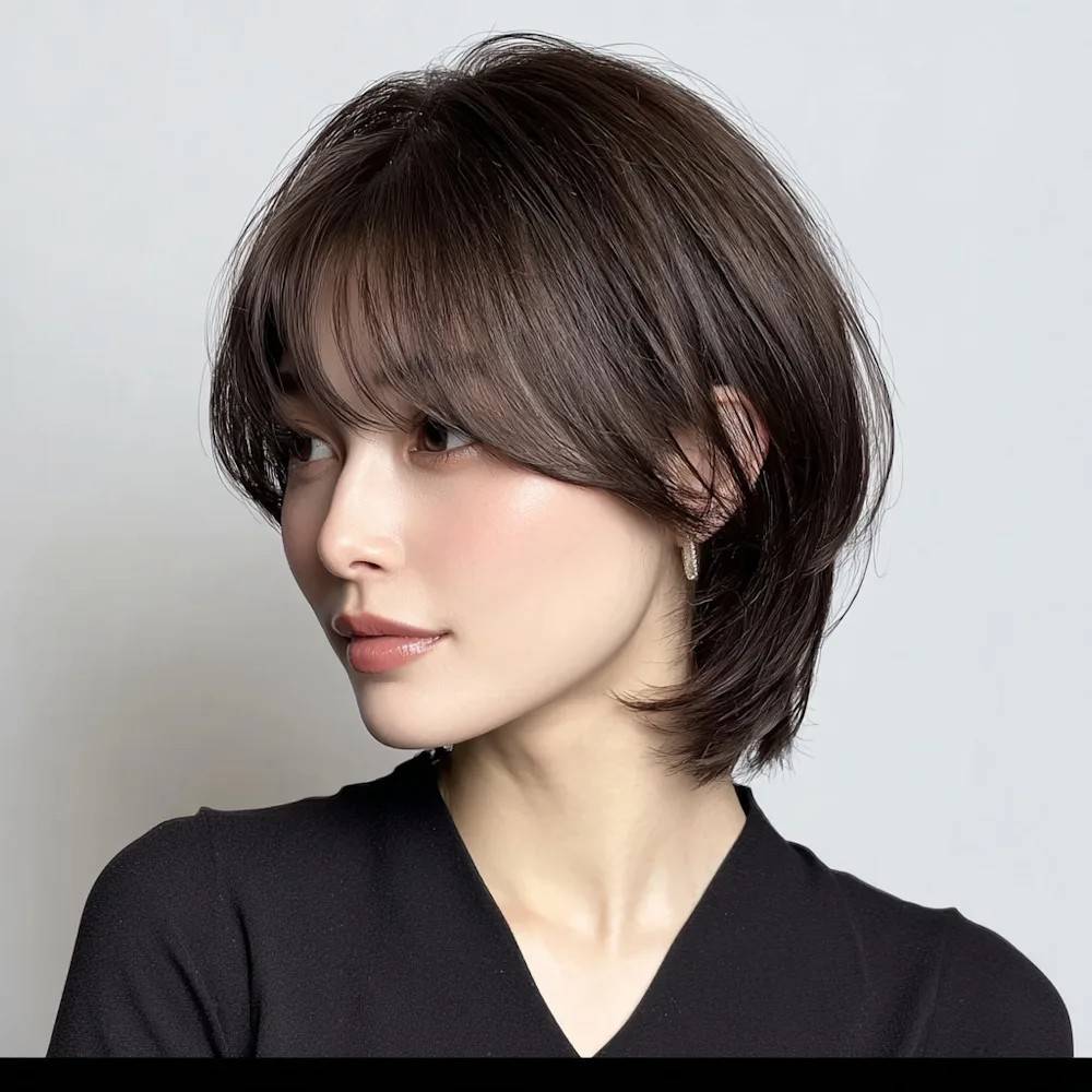 大人の色気溢れるウルフショート