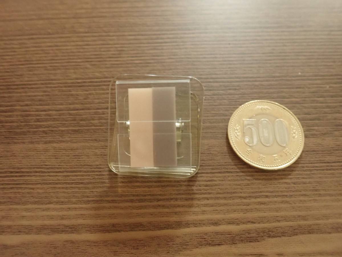 ダイソーのクリップ付箋(グレージュ系、2色×30枚)