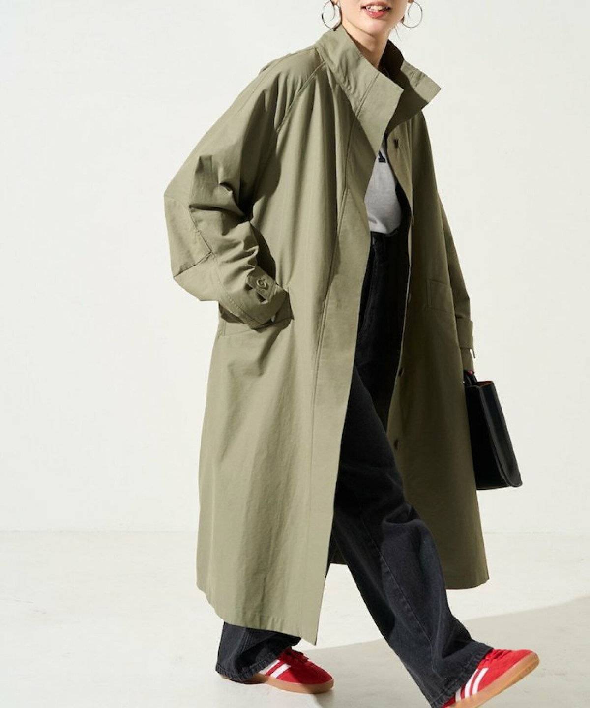 冬コーデの女性