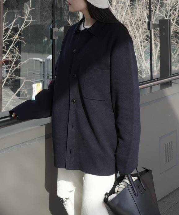 ユニクロ ネイビーポロトップス