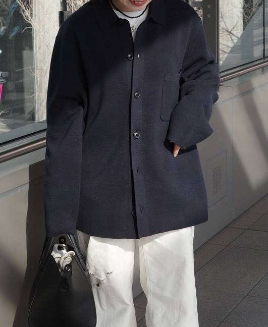 ユニクロ ネイビーポロトップス