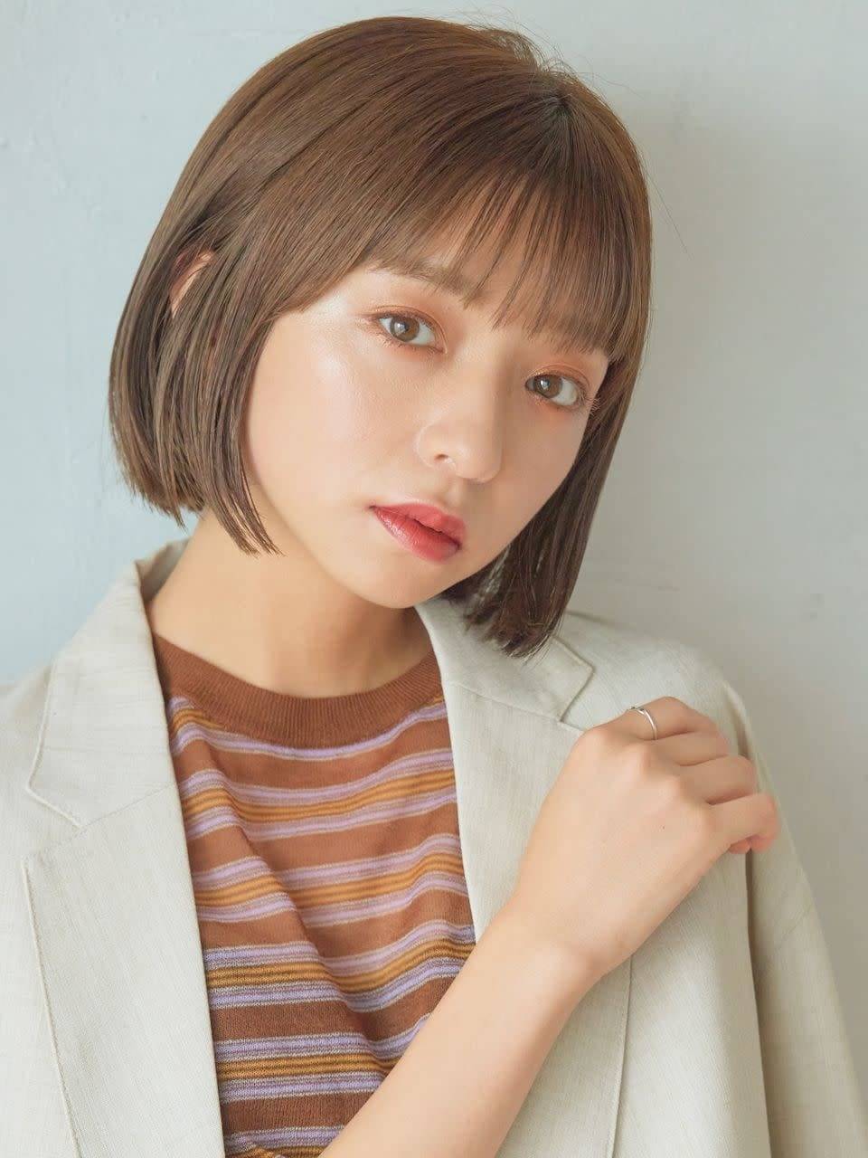 まとまり感丸みボブ