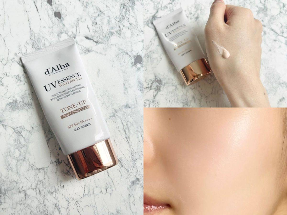 d’Alba「ウォータフルトーンアップサンクリーム」