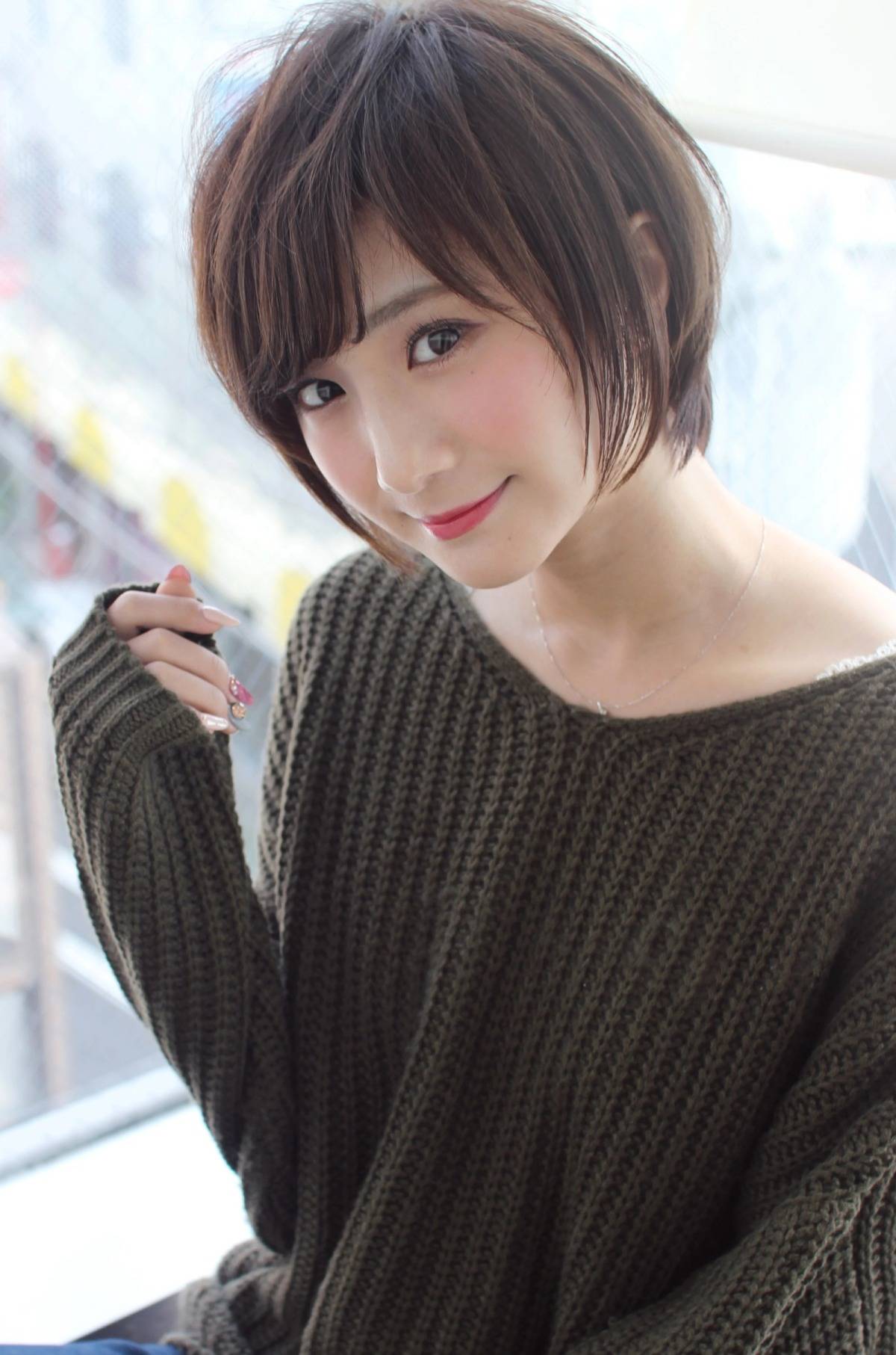 ナチュラルひし形ショート