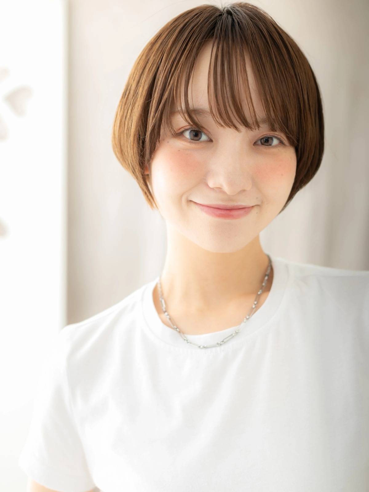 広がりにくいシンプルショート