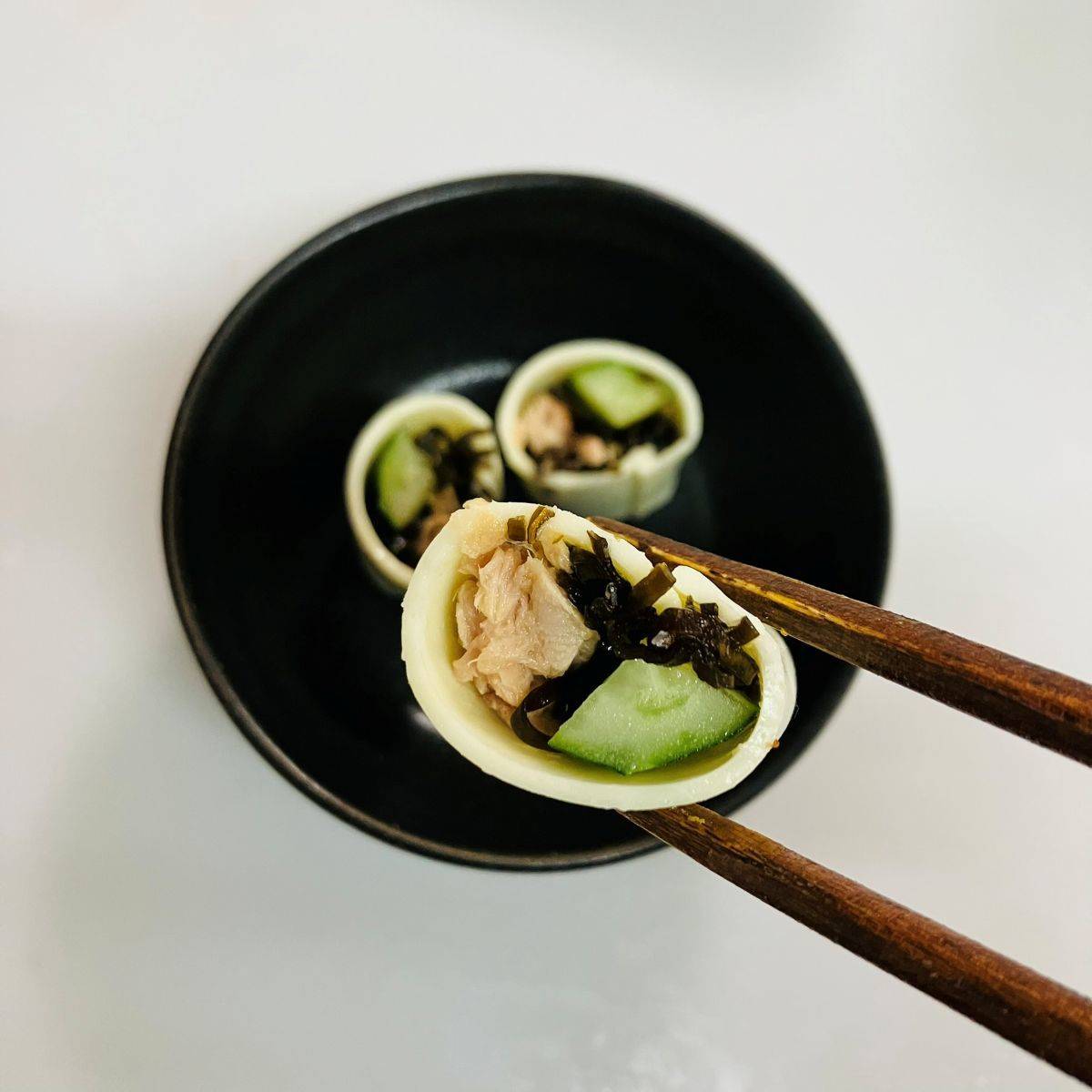 くらこん公式の「塩こんぶ入りチーズ巻き」のレシピ