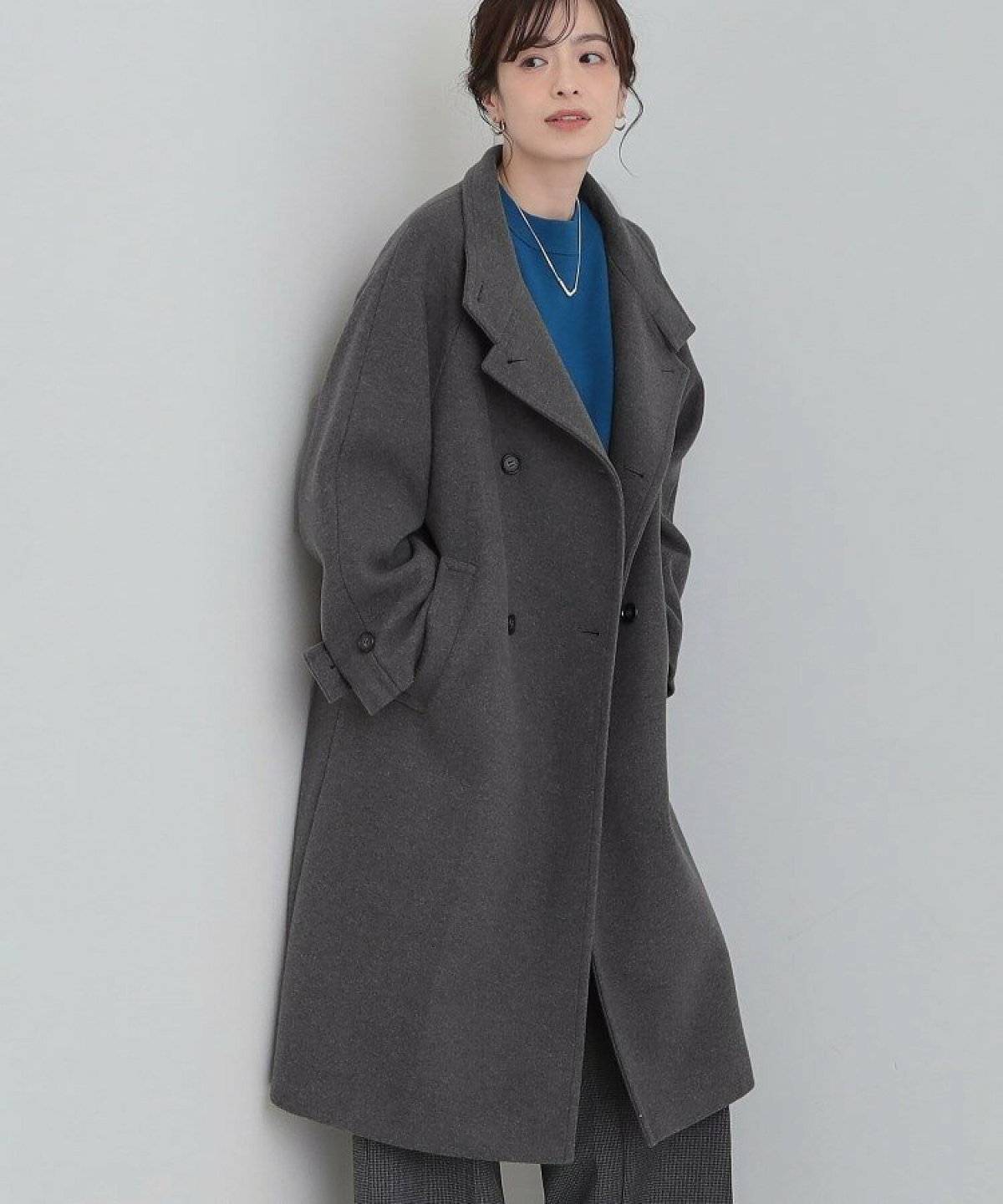 チェスターコート×パンツ