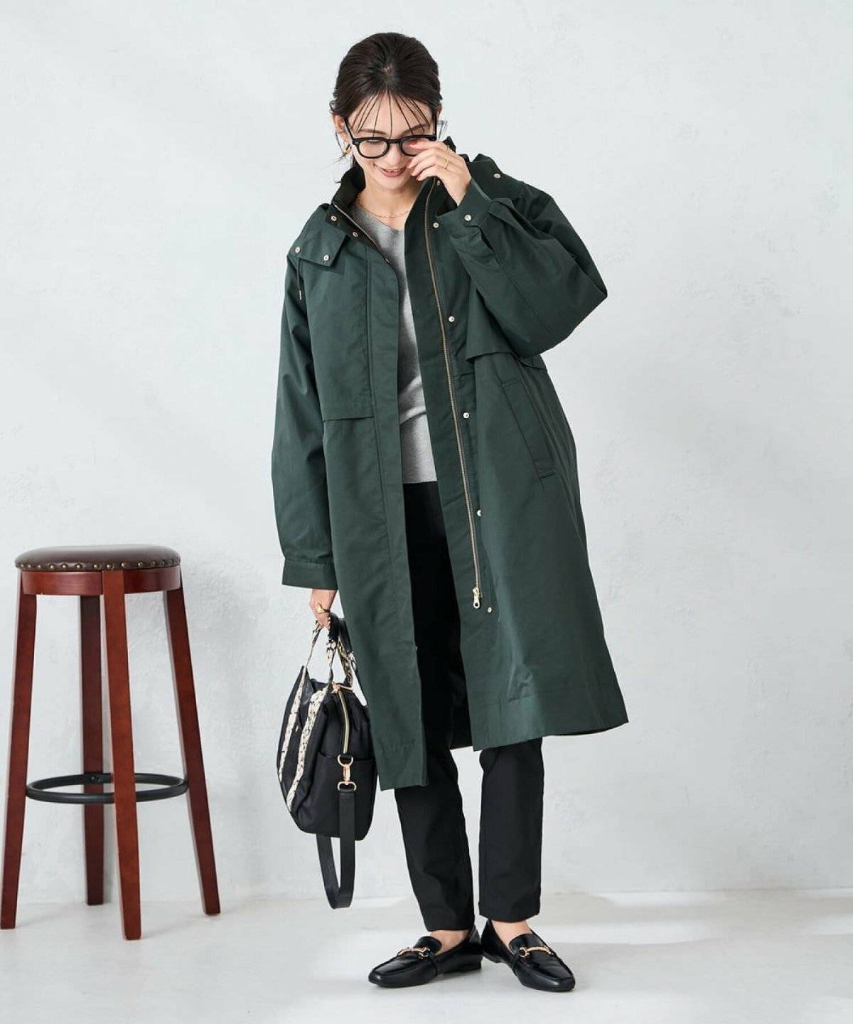 モッズコート×パンツ