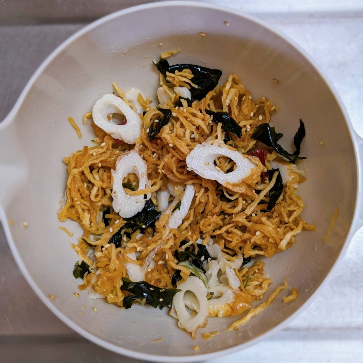 ニッスイ公式の「活ちくわと切り干し大根の甘酢和え」のレシピ