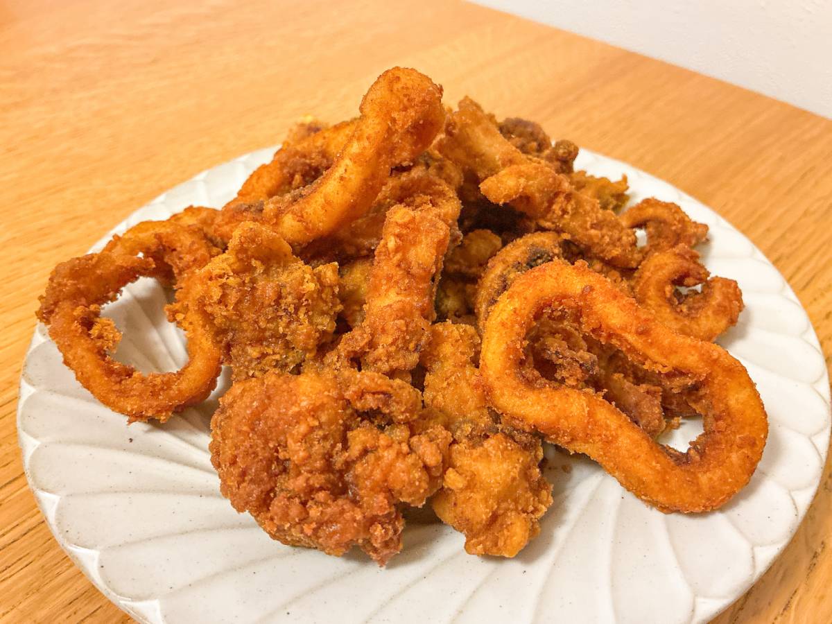 凍ったまま揚げれば簡単に完成♪