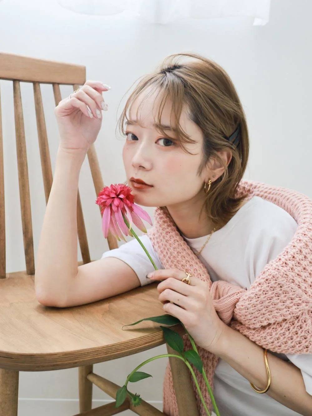 抜け感くびれボブ