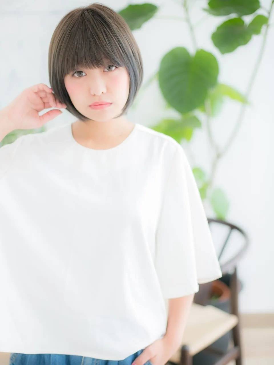 重めぱっつんボブ