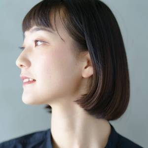  ショートバングボブ 