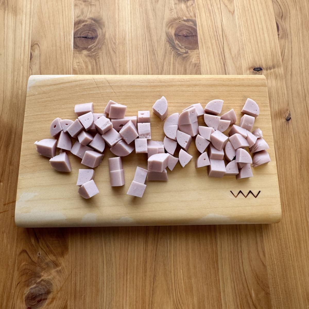 ニッスイ公式の「おさかなのソーセージ入りのコーンスープ」のレシピ