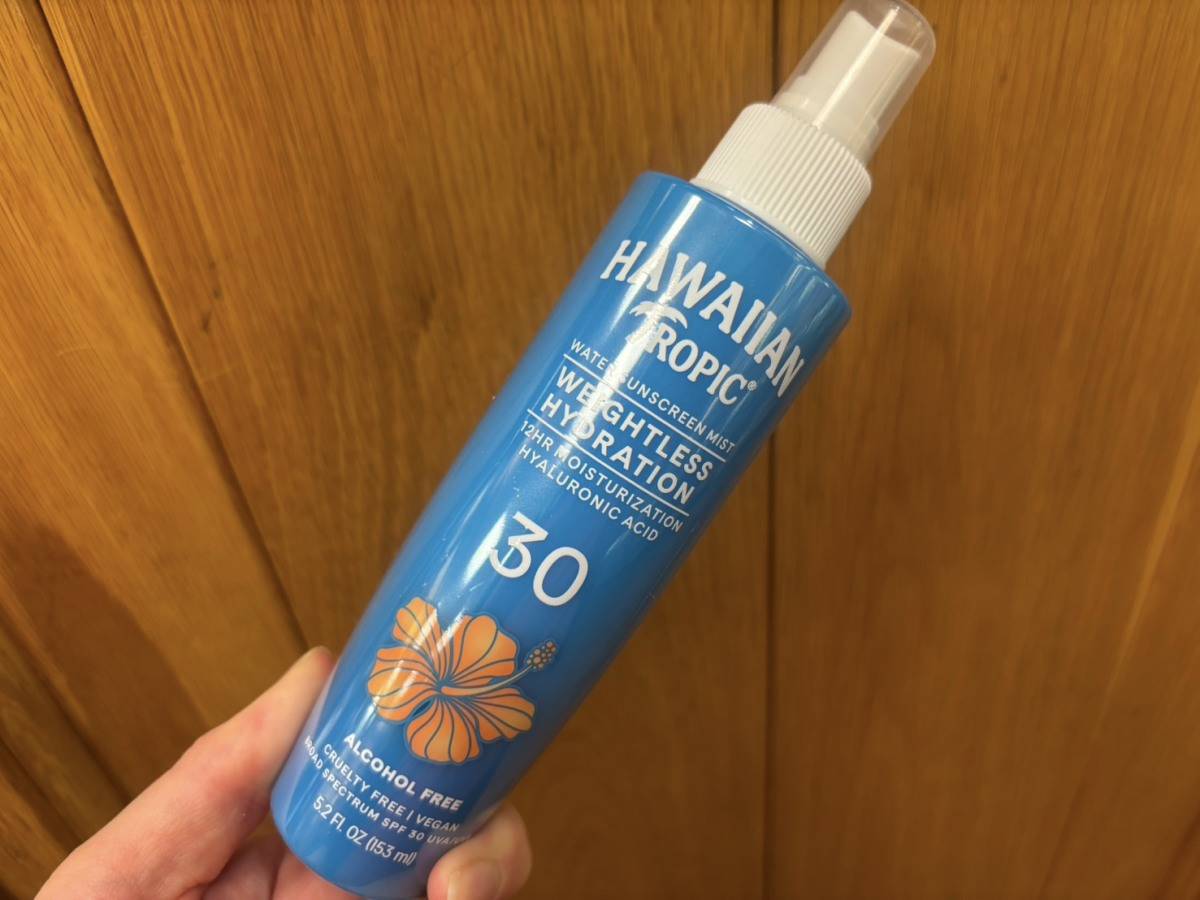 HAWAIIAN TROPIC ウェイトレス ハイドレーション ウォーター サンスクリーン ミスト
