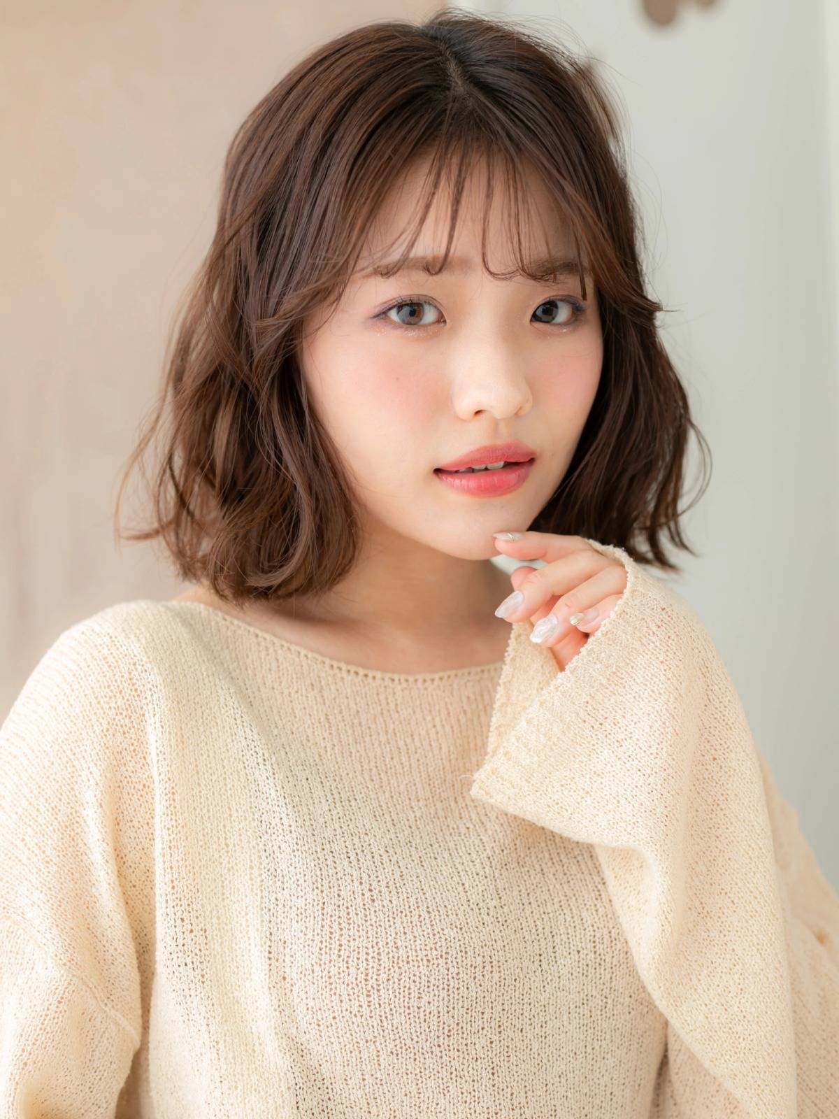 立体感ゆるふわボブ