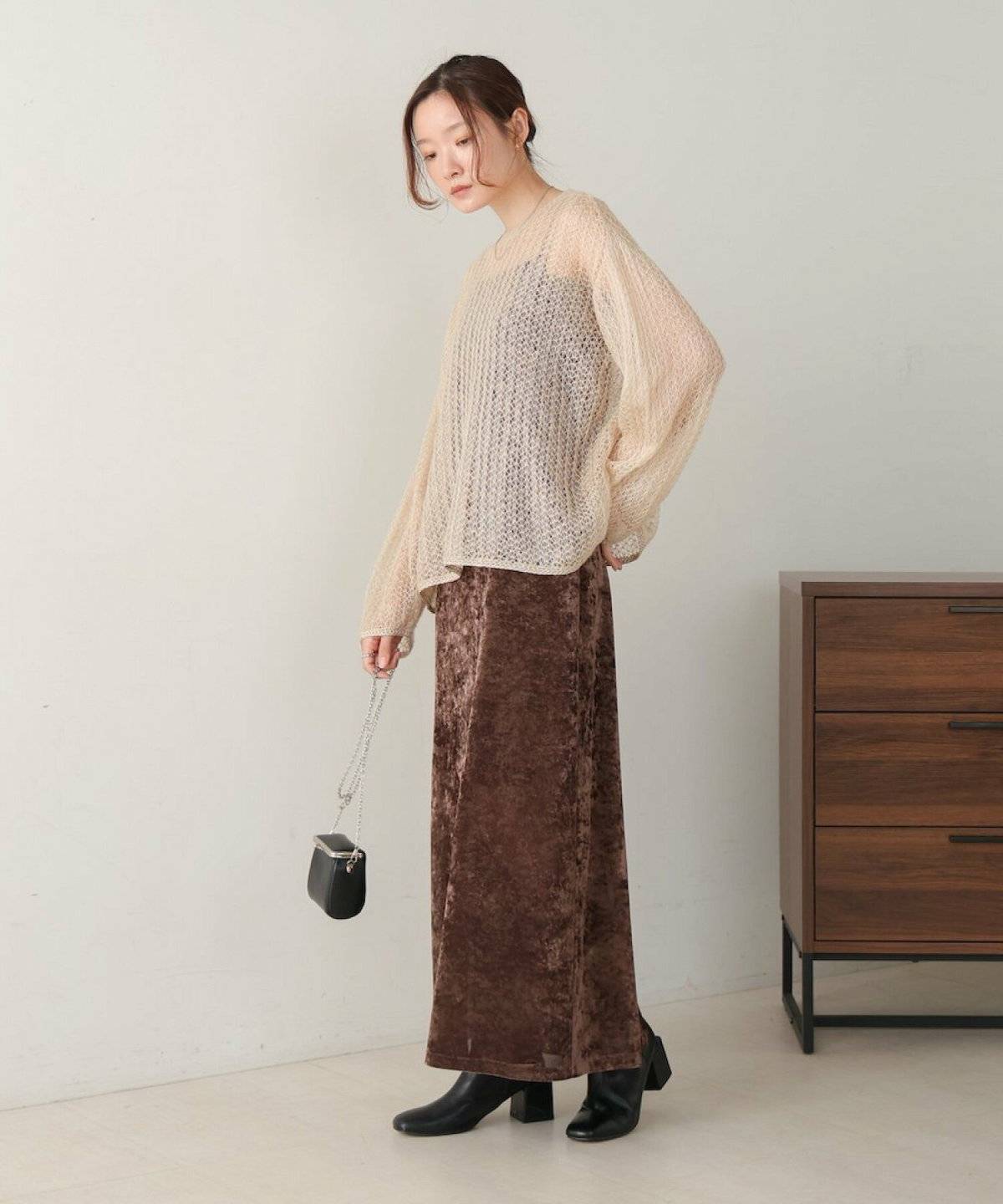 キャミソールコーデ