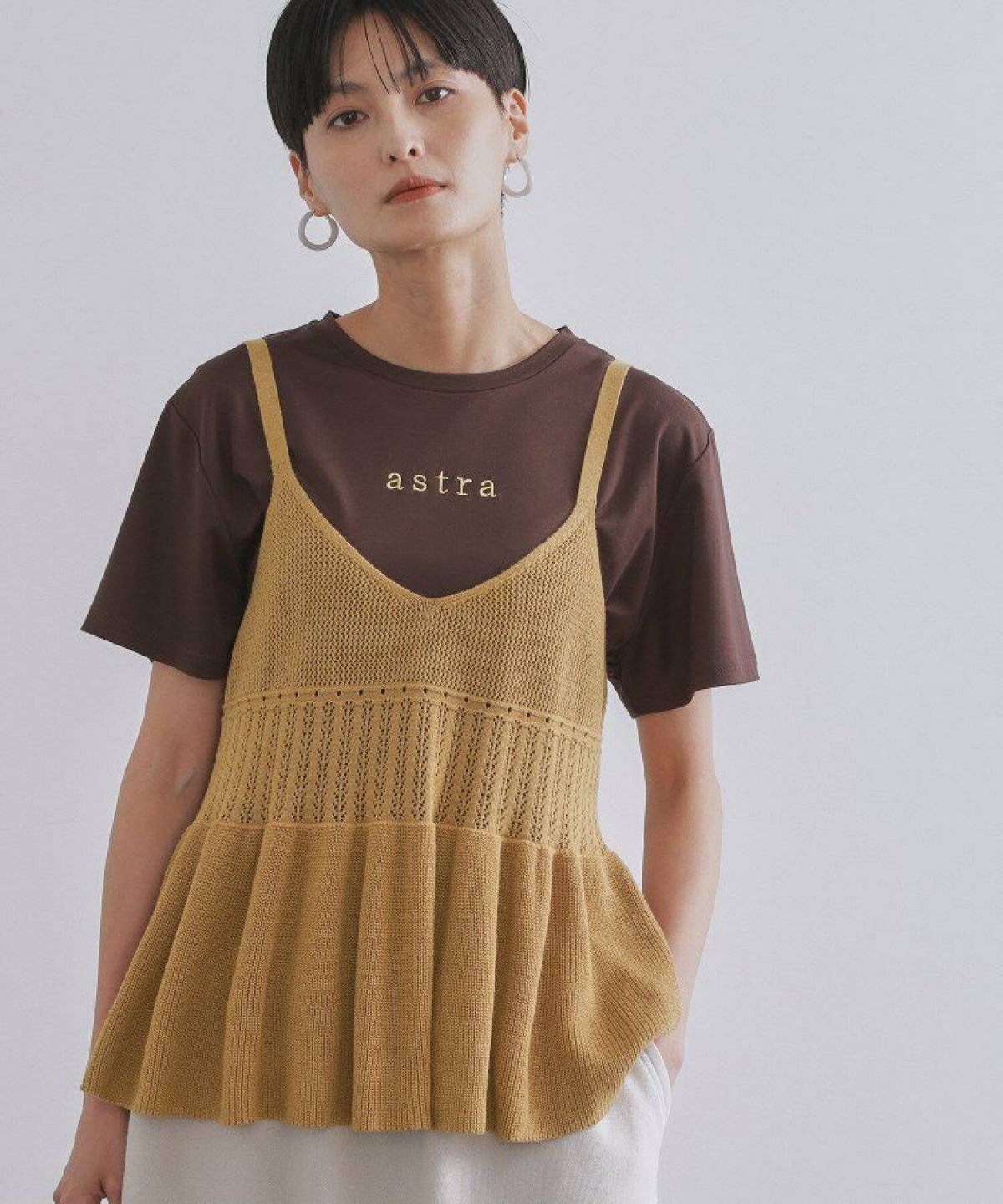 ニットキャミソール