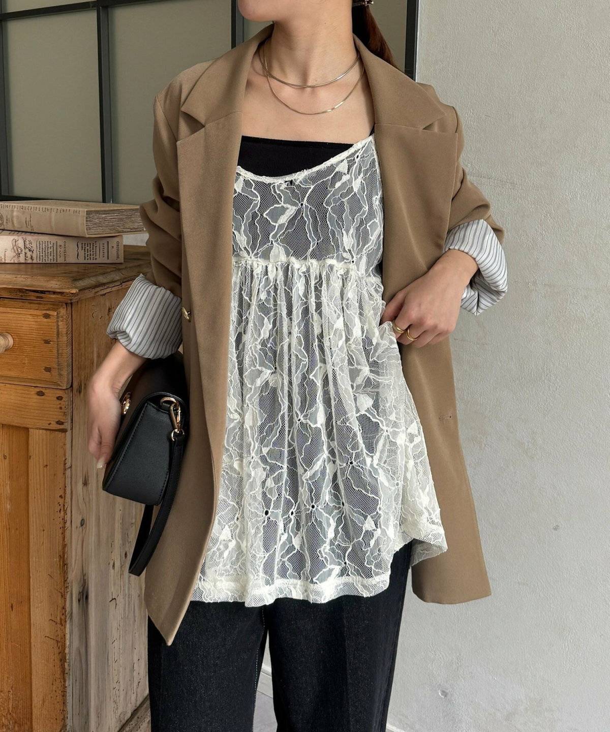 春夏におすすめのキャミソールコーデ