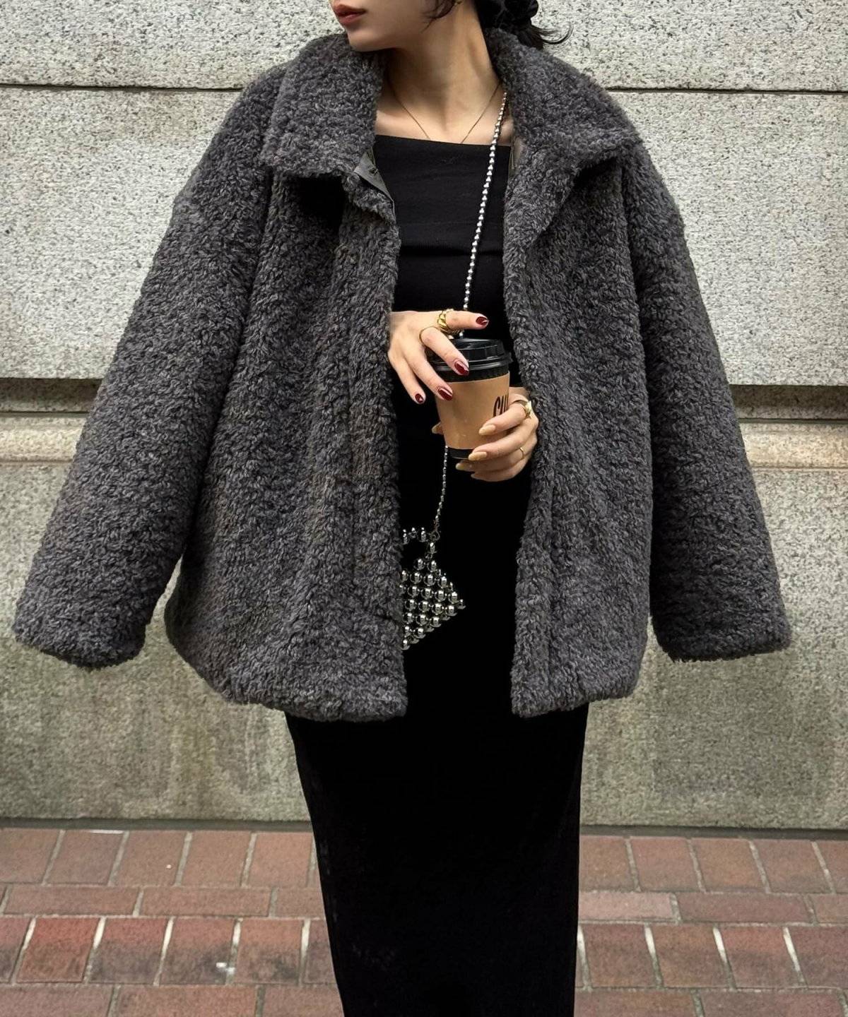 ニットキャミソールコーデ