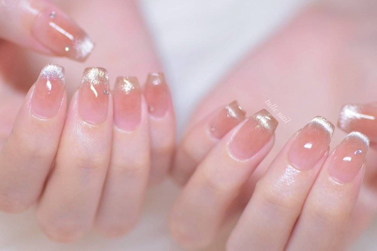 コーラルオレンジネイル